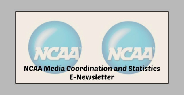 NCAA Media Coordination and Statistics Newsletter - September edition